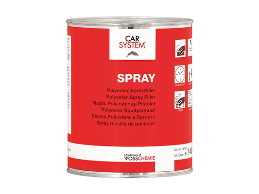POLYESTER SPRAY FILLER 1.5Kg (INCL. HARDENER)