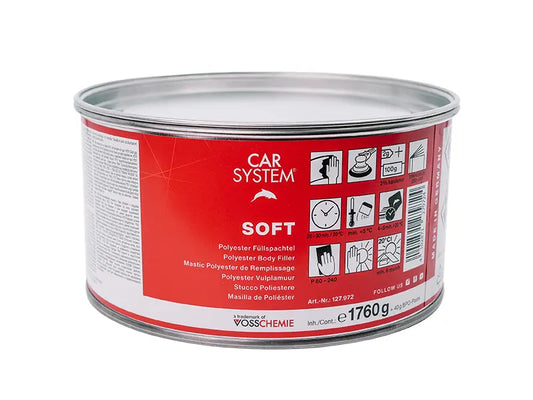 SOFT POLYESTER BODY FILLER (INCL. HARDENER) 1.8KG